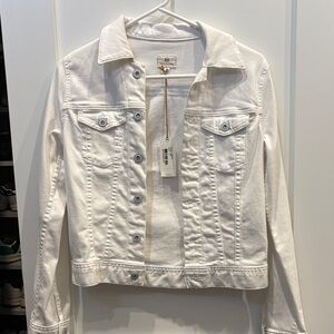 AG Adriano Goldschmied Off-White Denim Jacket